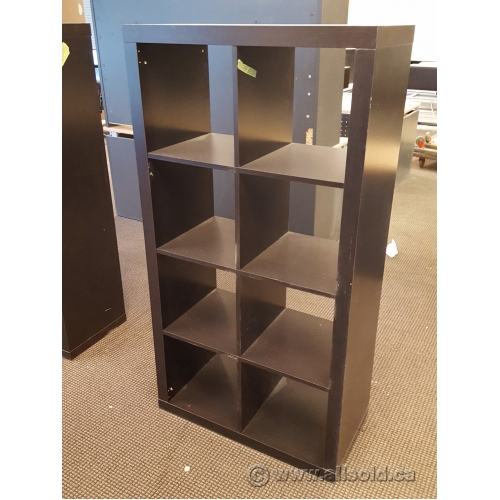 IKEA Kallax Black 8 Compartment Bookcase Shelf Allsold.ca Buy